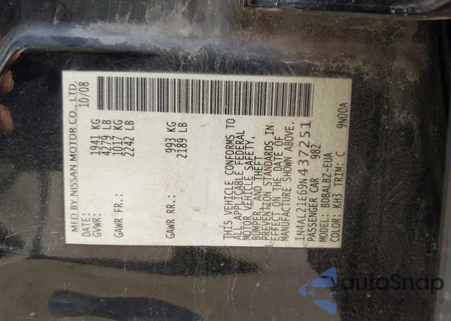 1N4AL21E69N437251: 44385417