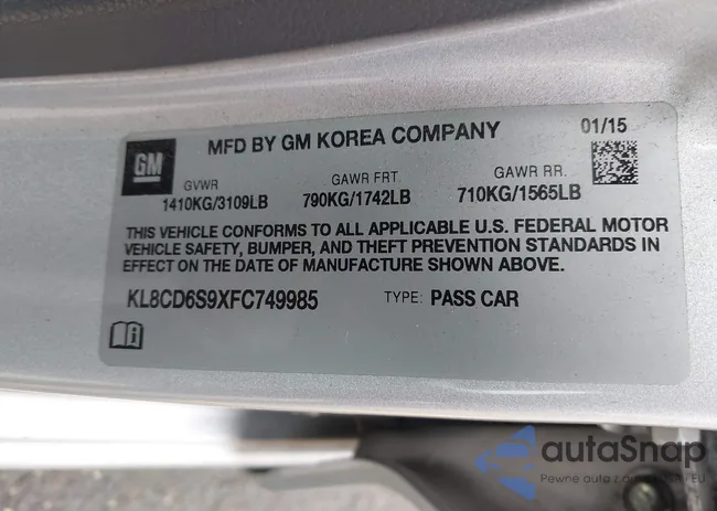 KL8CD6S9XFC749985: 44385418