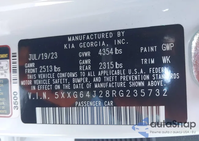 5XXG64J28RG235732: 44385475