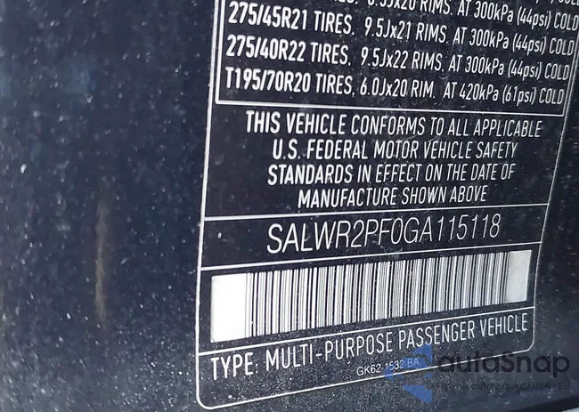 SALWR2PF0GA115118: 44384516