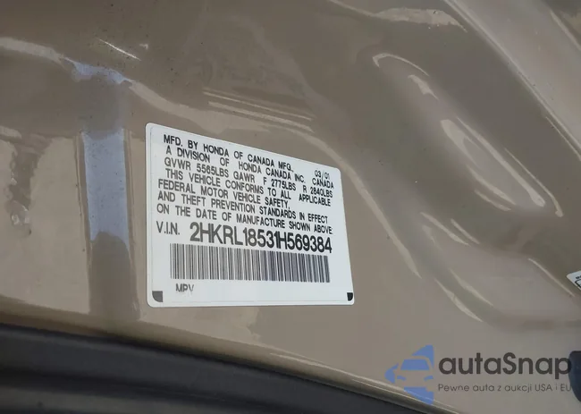 2HKRL18531H569384: 44384519