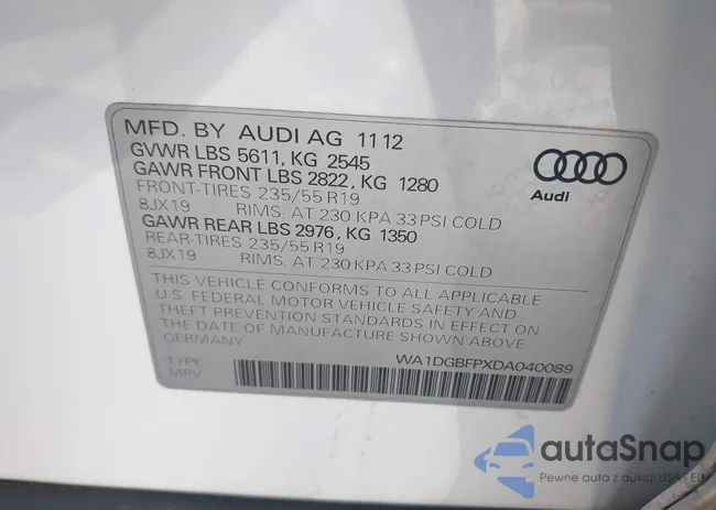 WA1DGBFPXDA040089: 44384527