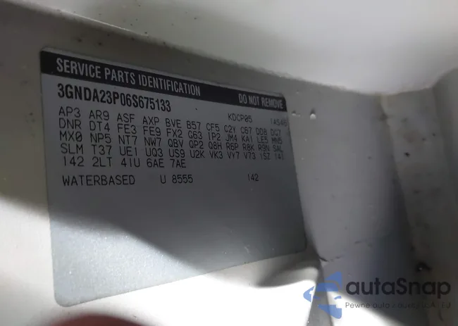 3GNDA23P06S675133: 44384546