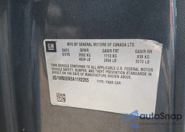 2G1WB5EK8A1182265: 44384614