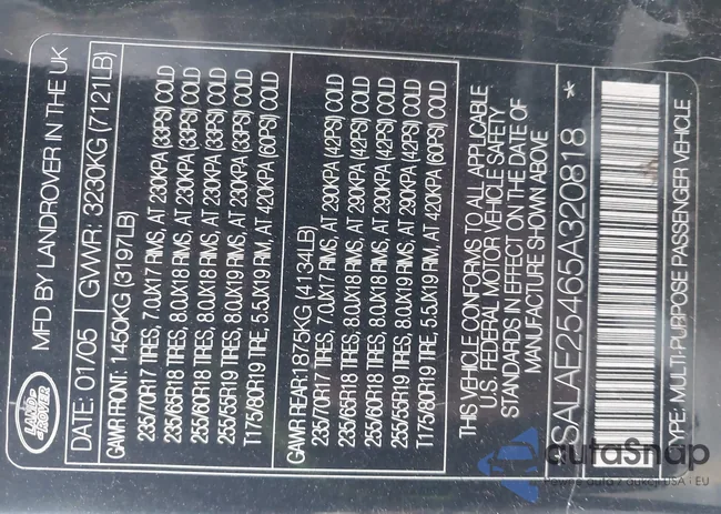 SALAE25465A320818: 44384747