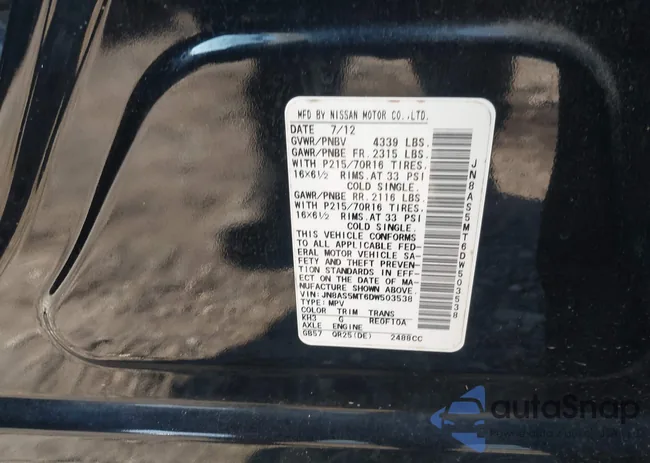 JN8AS5MT6DW503538: 44384804