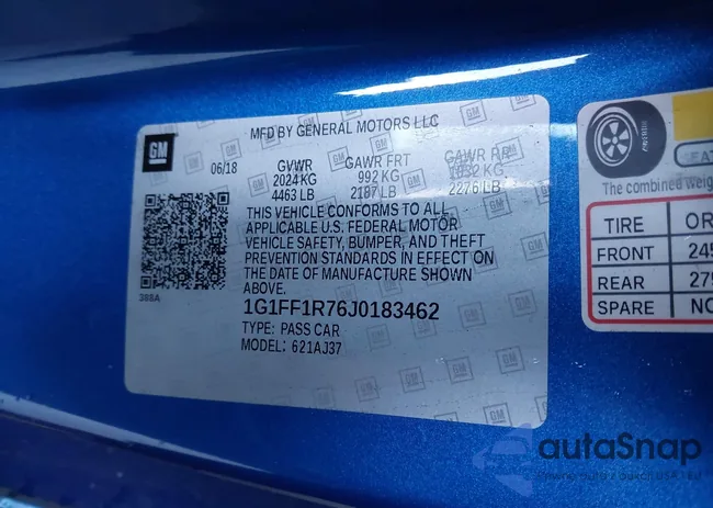 1G1FF1R76J0183462: 44384829