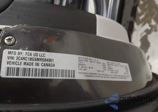 2C4RC1BG6MR584981: 44384841