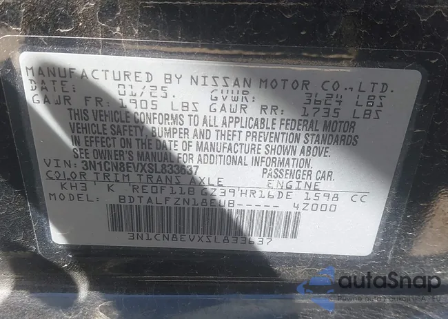 3N1CN8EVXSL833637: 44385896