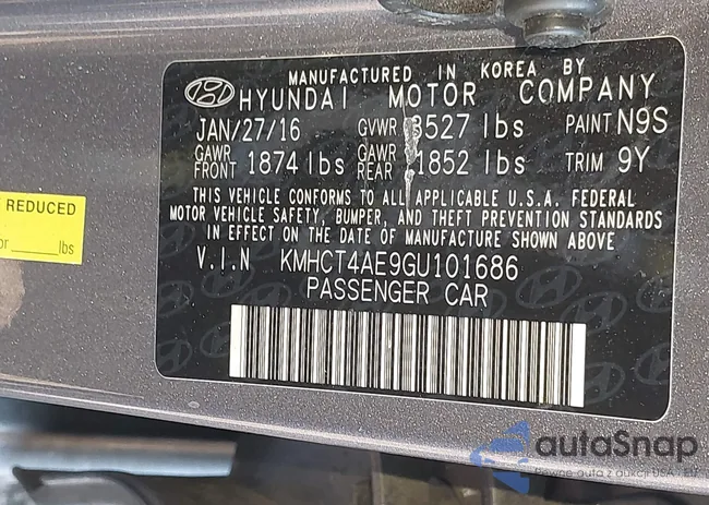 KMHCT4AE9GU101686: 44386006