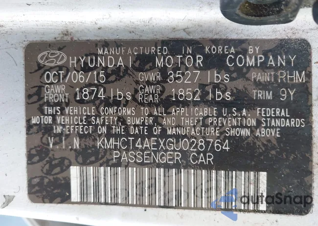 KMHCT4AEXGU028764: 44386236