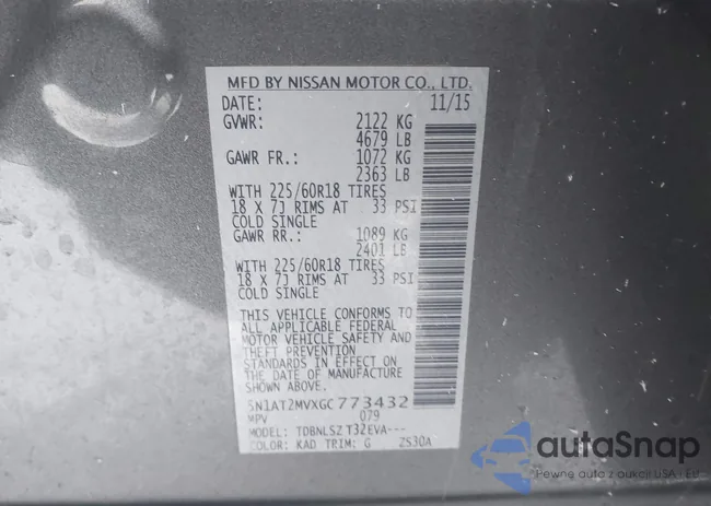 5N1AT2MVXGC773432: 44386306