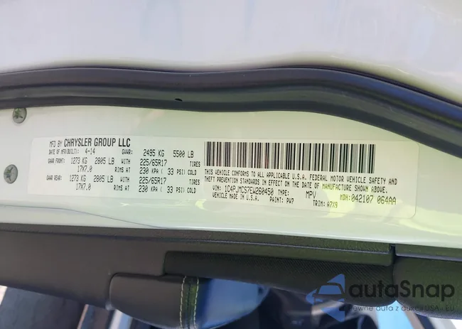 1C4PJMCS7EW260450: 44386387