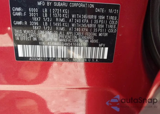 4S4WMAFD4M3476444: 44386433