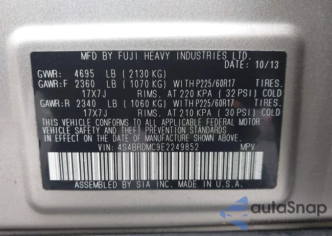 4S4BRDMC9E2249852: 44386441