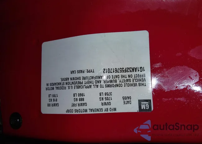 1G1AK52F557617012: 44385501