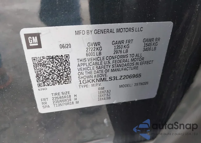 1GKKNMLS3LZ206965: 44385560