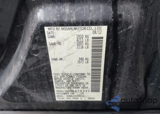 1N4AL3AP7DN424332: 44385569