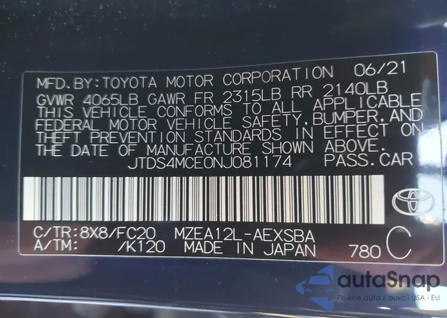 JTDS4MCE0NJ081174: 44385572