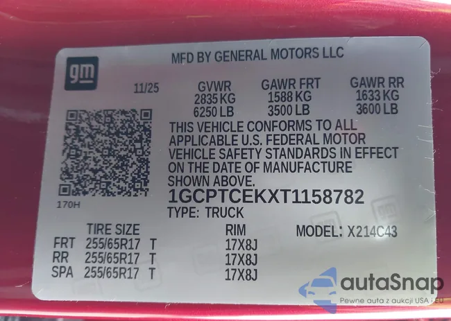 1GCPTCEKXT1158782: 44385587