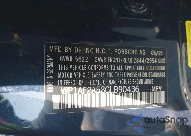 WP1AF2A58GLB90436: 44385634