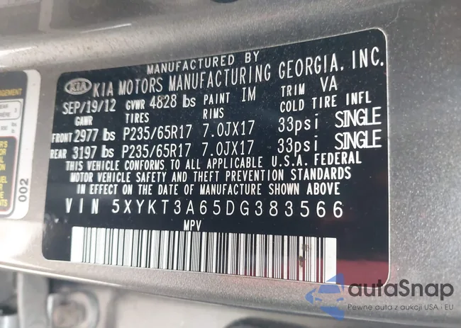 5XYKT3A65DG383566: 44385817