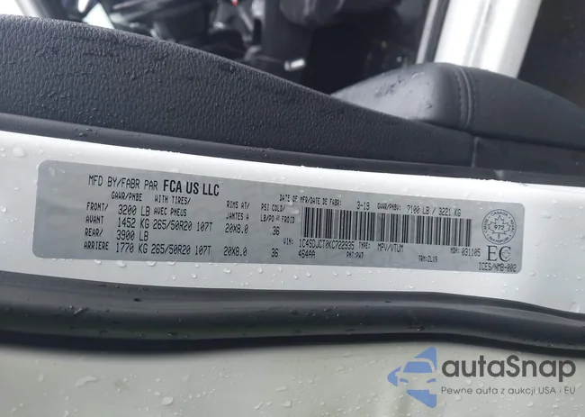 1C4SDJCT0KC722935: 44385840