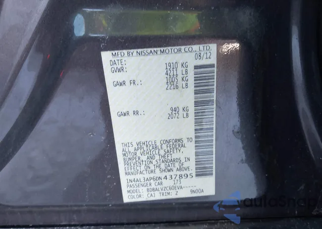 1N4AL3AP6DN437895: 44386868