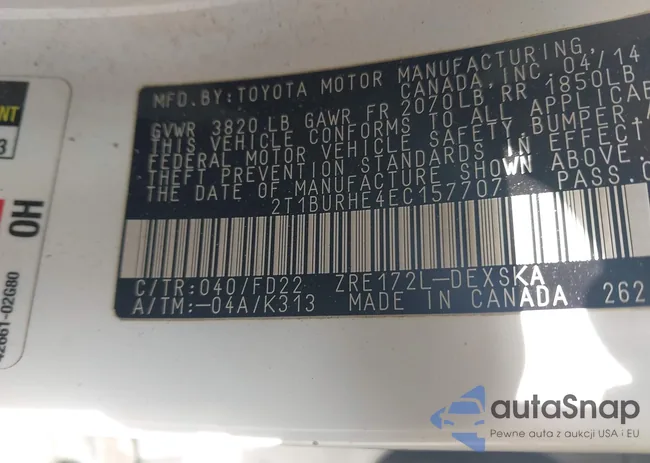 2T1BURHE4EC157707: 44386878