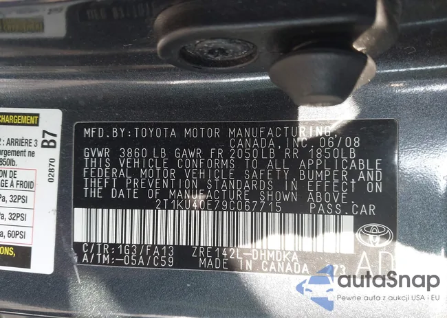 2T1KU40E79C067715: 44386888