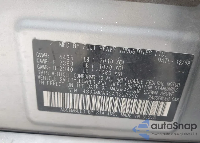 4S3BMCA62A3228230: 44387052