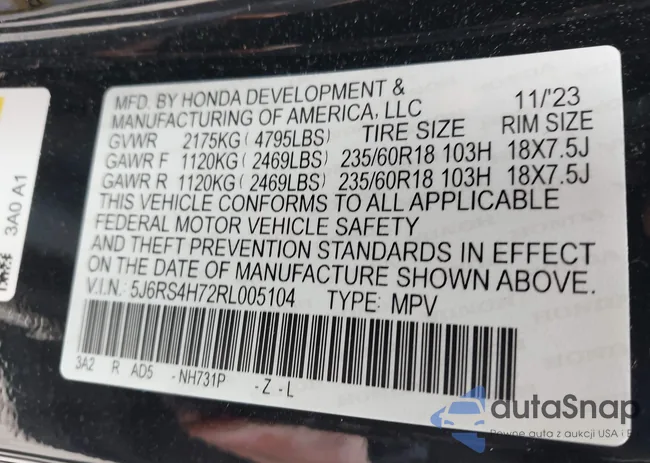 5J6RS4H72RL005104: 44387071