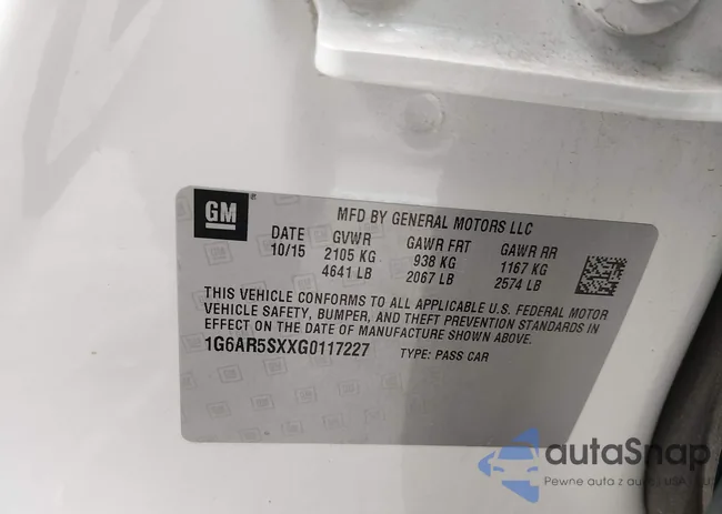 1G6AR5SXXG0117227: 44387133