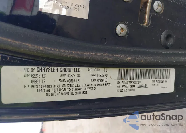 2C3CDYAG9CH127720: 44387141