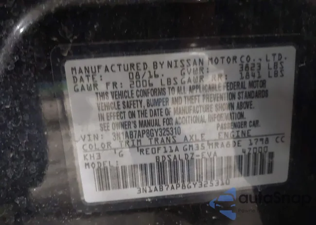 3N1AB7AP8GY325310: 44387231