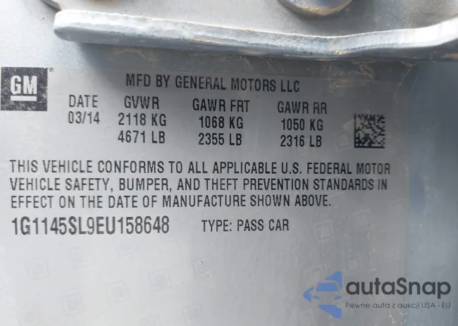 1G1145SL9EU158648: 44387280
