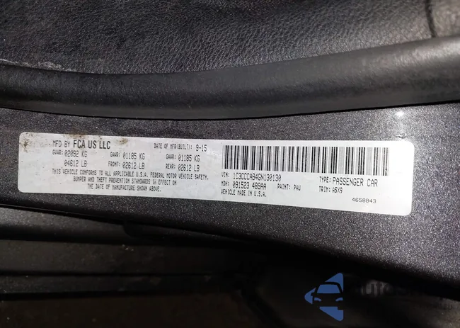 1C3CCCAB4GN130130: 44387374