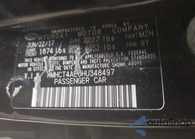 KMHCT4AE0HU348497: 44387411