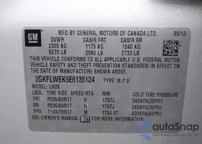 2GKFLWEK9E6135124: 44386458