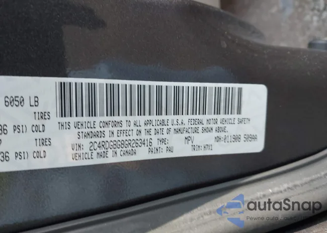 2C4RDGBG8GR263416: 44386564