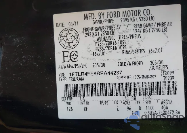 1FTLR4FE8BPA44237: 44386589