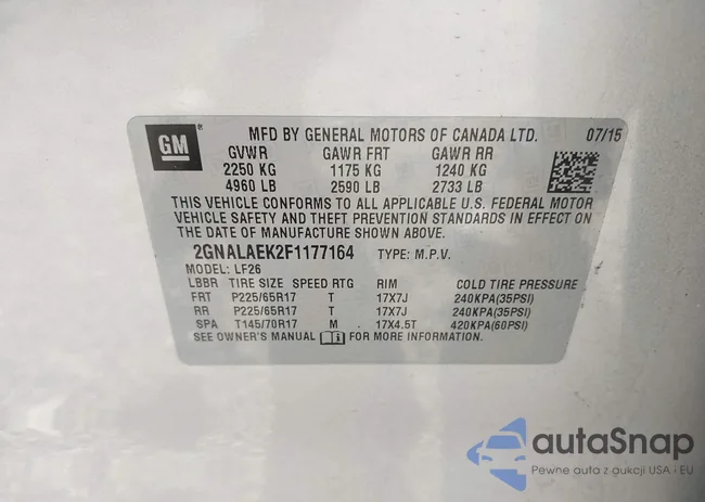 2GNALAEK2F1177164: 44386590