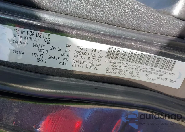 1C4RDHAG6JC473455: 44386619