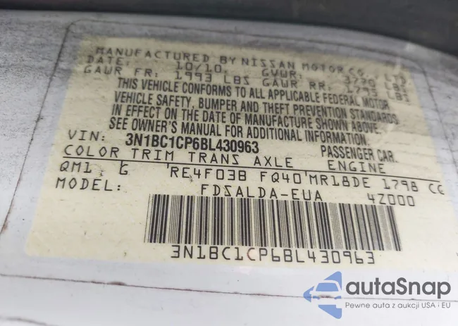 3N1BC1CP6BL430963: 44386719