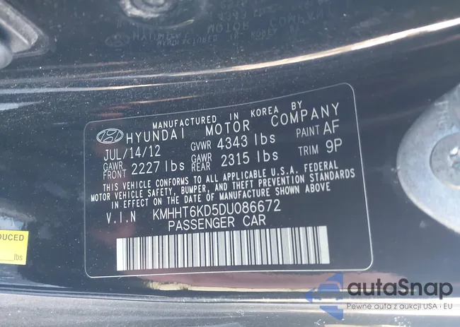 KMHHT6KD5DU086672: 44386743