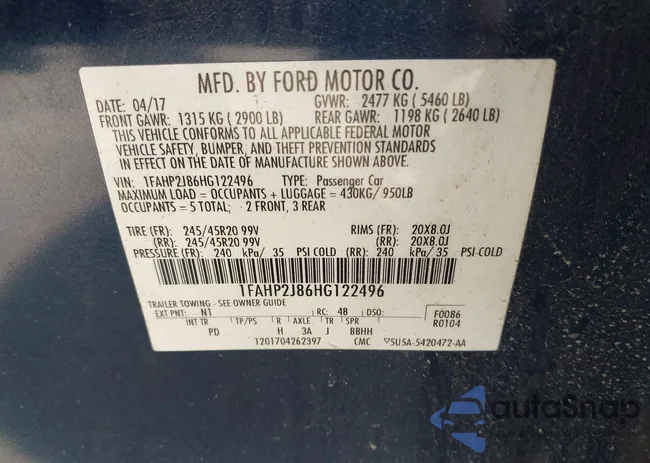 1FAHP2J86HG122496: 44386781