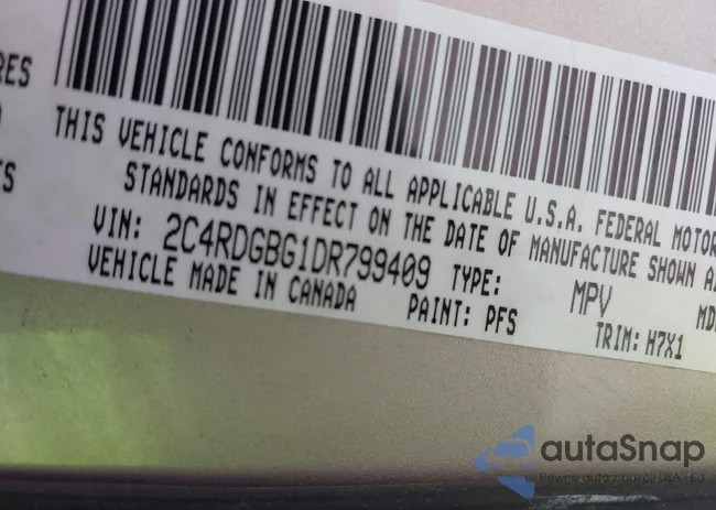 2C4RDGBG1DR799409: 44386829