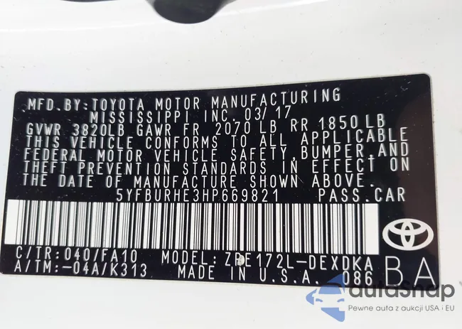 5YFBURHE3HP669821: 44387973