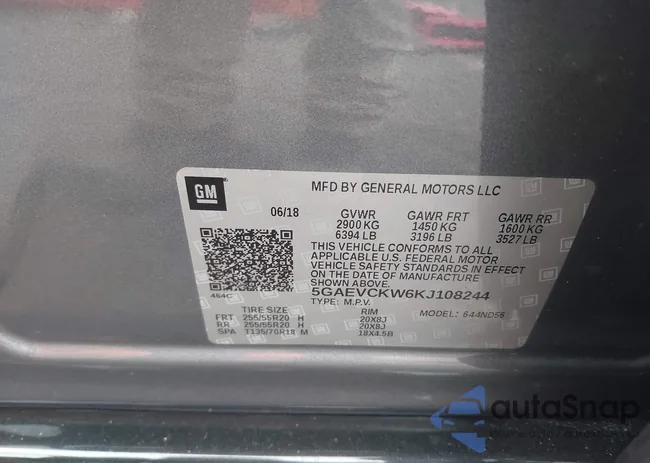 5GAEVCKW6KJ108244: 44388018