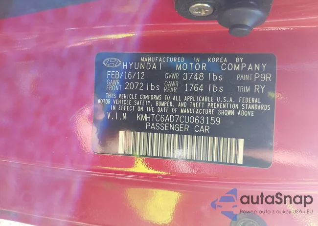 KMHTC6AD7CU063159: 44388025